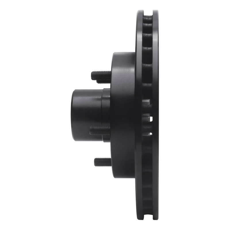 Chevrolet S10 Blazer Brake Rotor (1) - Front Right - R1 Concepts - Drilled & Slotted - Black - `91-`03